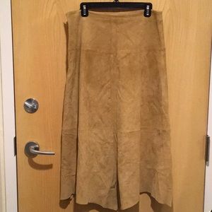 Rem Garson, vintage genuine suede skirt
